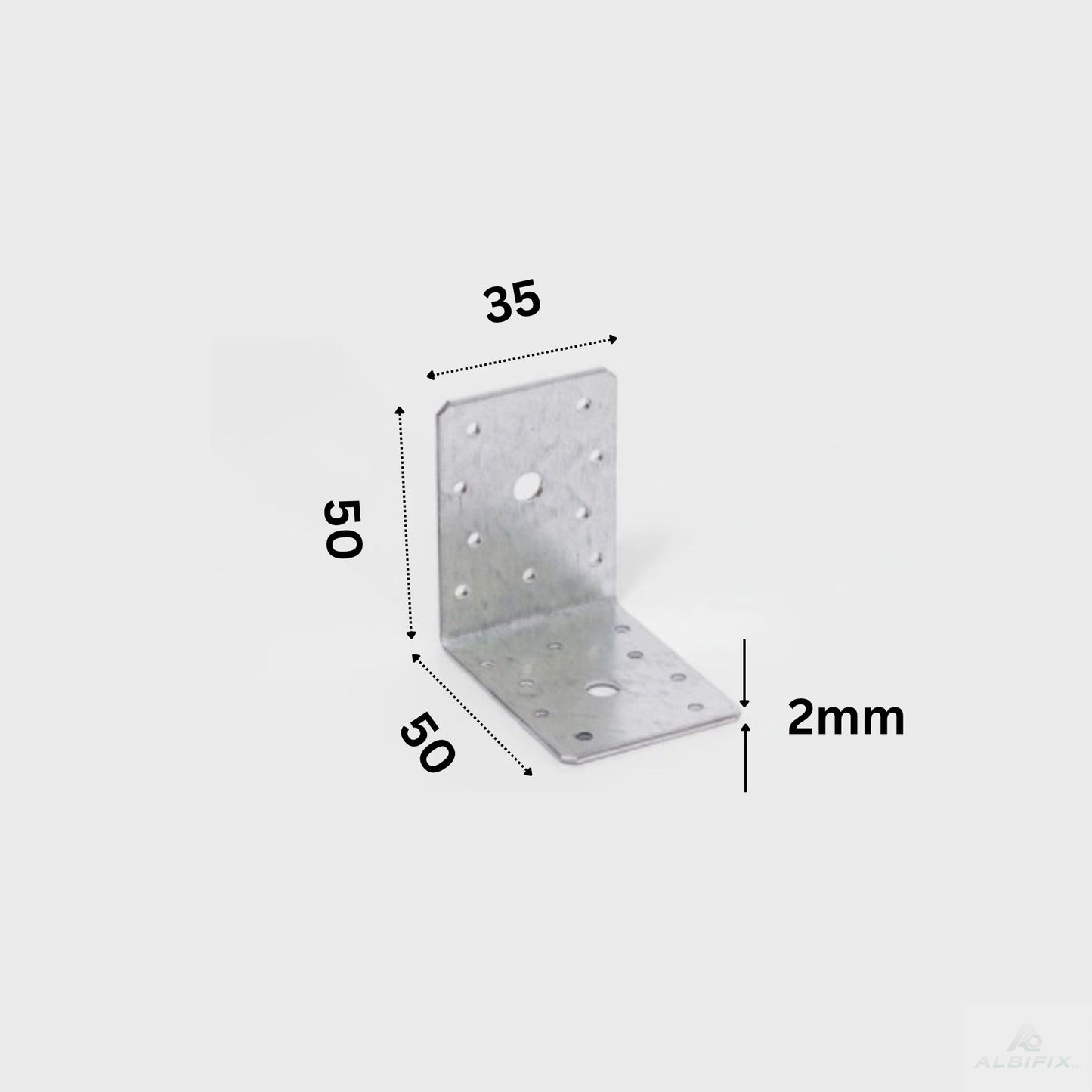 Coltar lemn neranforsat 50x50x35 grosime 2mm - 50 buc/cutie