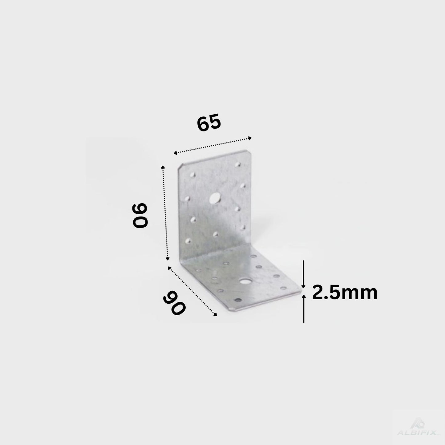 Coltar lemn neranforsat 90x90x65 grosime 2.5mm - 20 buc/cutie