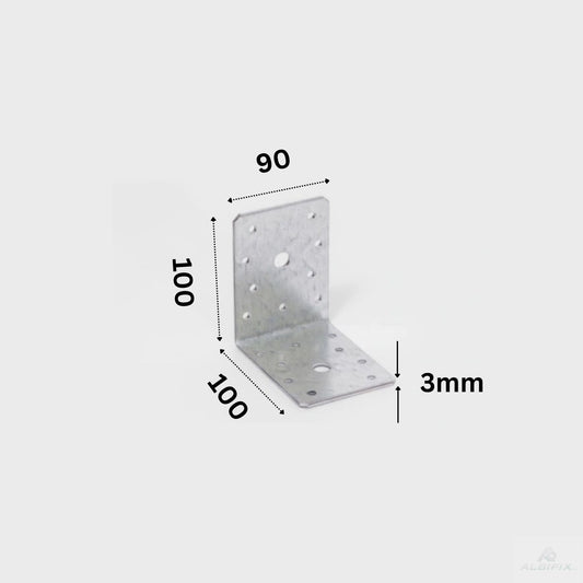 Coltar lemn neranforsat 100x100x90 grosime 3mm - 20 buc/cutie