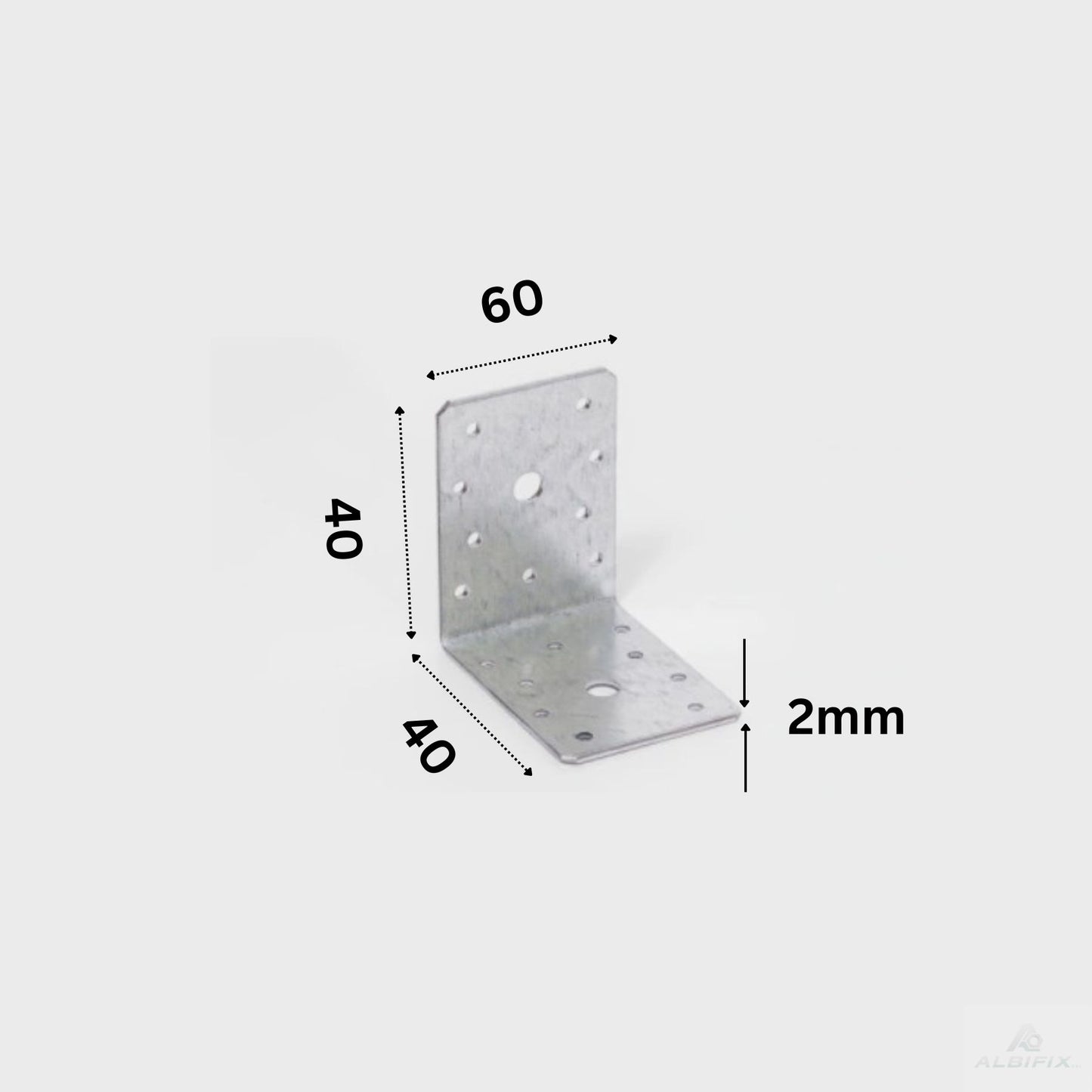 Coltar lemn neranforsat 40x40x60 grosime 2mm - 50 buc/cutie