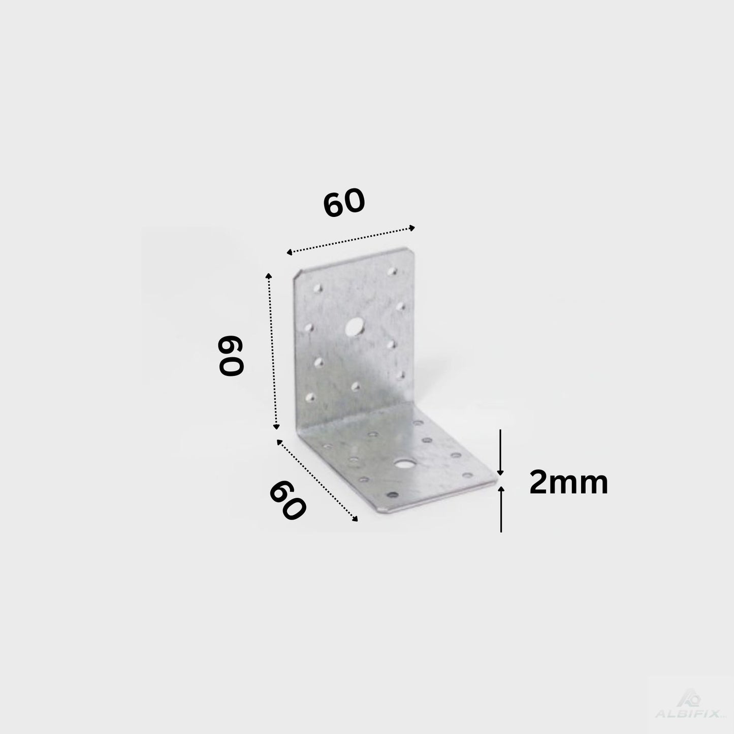 Coltar lemn neranforsat 60x60x60 grosime 2mm - 50 buc/cutie