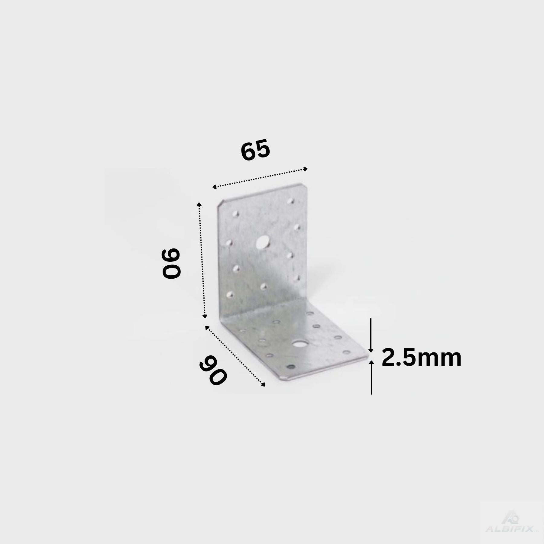 Coltar lemn neranforsat 90x90x65 grosime 2.5mm - 20 buc/cutie
