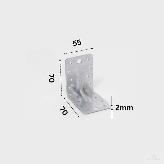Coltar lemn ranforsat 70x70x55 grosime 2mm - 50 buc/cutie