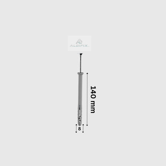 Diblu cui percutie 8x140 mm 100 buc/cutie