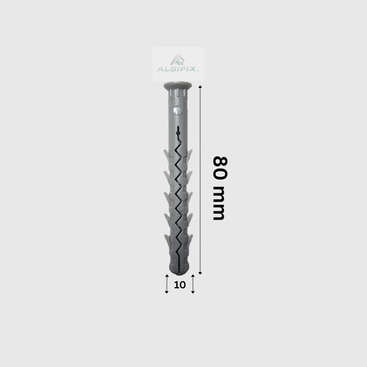 Diblu fixari grele 10x80 mm cu aripi 50 buc/cutie