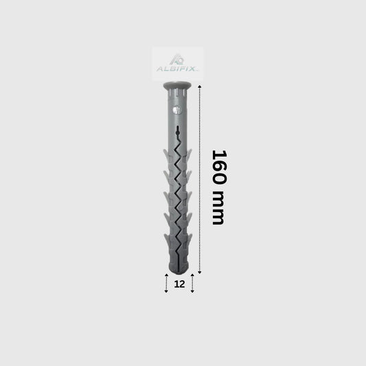 Diblu fixari grele 12x160 mm cu aripi 40 buc/cutie