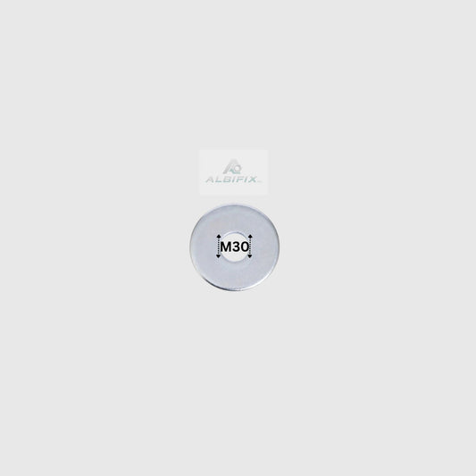Saiba plata lata M30 mm DIN440 zincata 20 buc/cutie